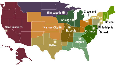 Federal Reserve District Map